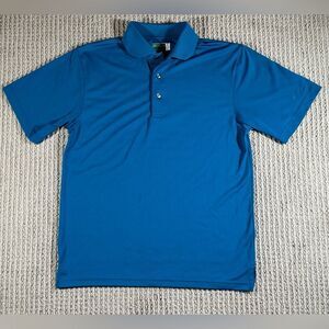 Ben Hogan Performance Golf Polo Shirt Mens Size Small Blue Short Sleeve
